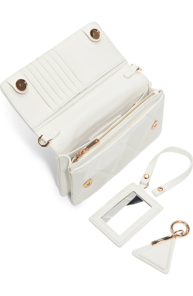 ALDO Fititalllx Diamond Quilted Faux Leather Crossbody Bag, Alternate, color,