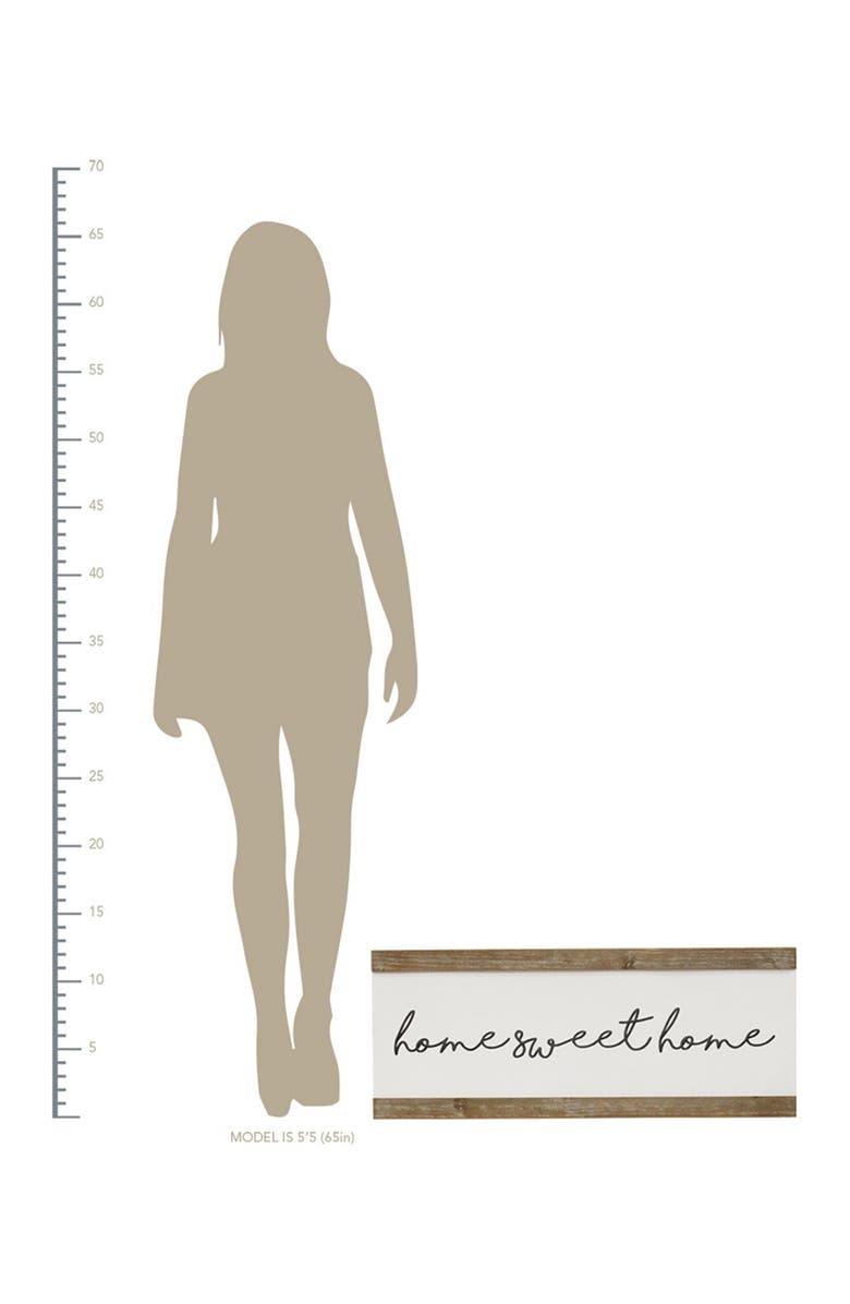 STRATTON HOME DECOR Home Sweet Home Metal And Wood Wall Art, Alternate, color, 