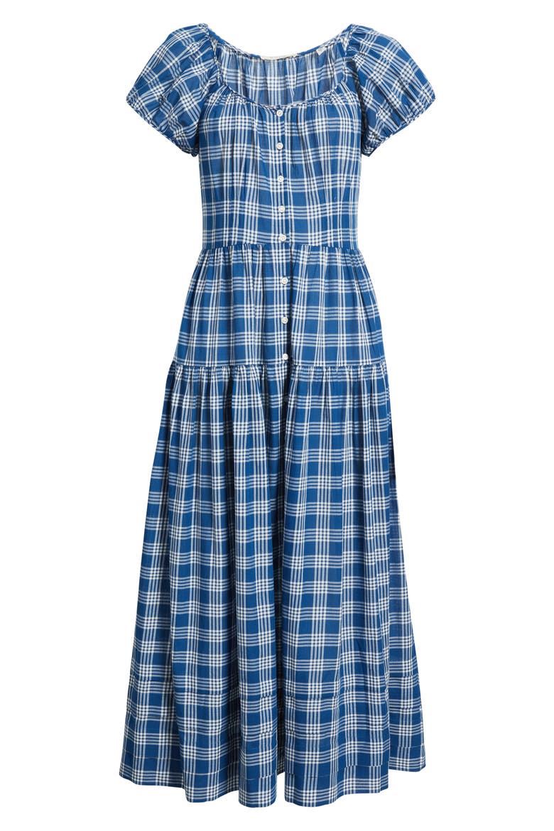 cotton voile check volume sleeve dress reviews 19 Best Long-Sleeve Summer Dresses I've Wishlisted