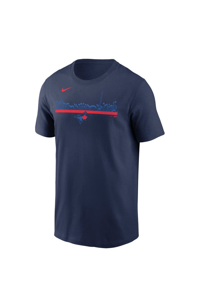 Nike Men's Nike Navy Toronto Blue Jays 2-Hit Speed City Connect T-Shirt, Alternate, color, 