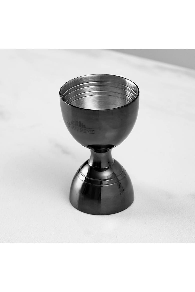 Black Bell Cocktail Jigger, Alternate, color, Black