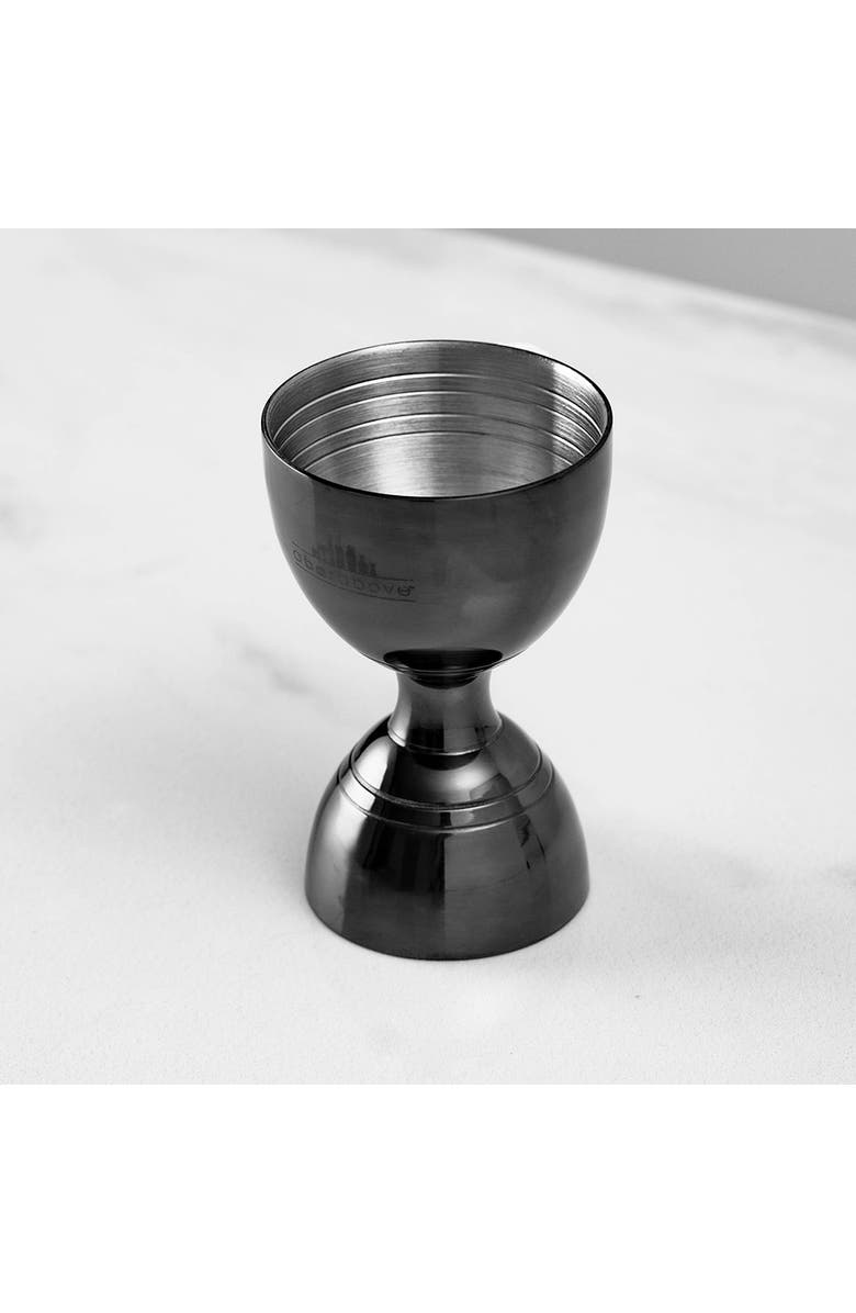 A Bar Above Black Bell Cocktail Jigger, Alternate, color, Black