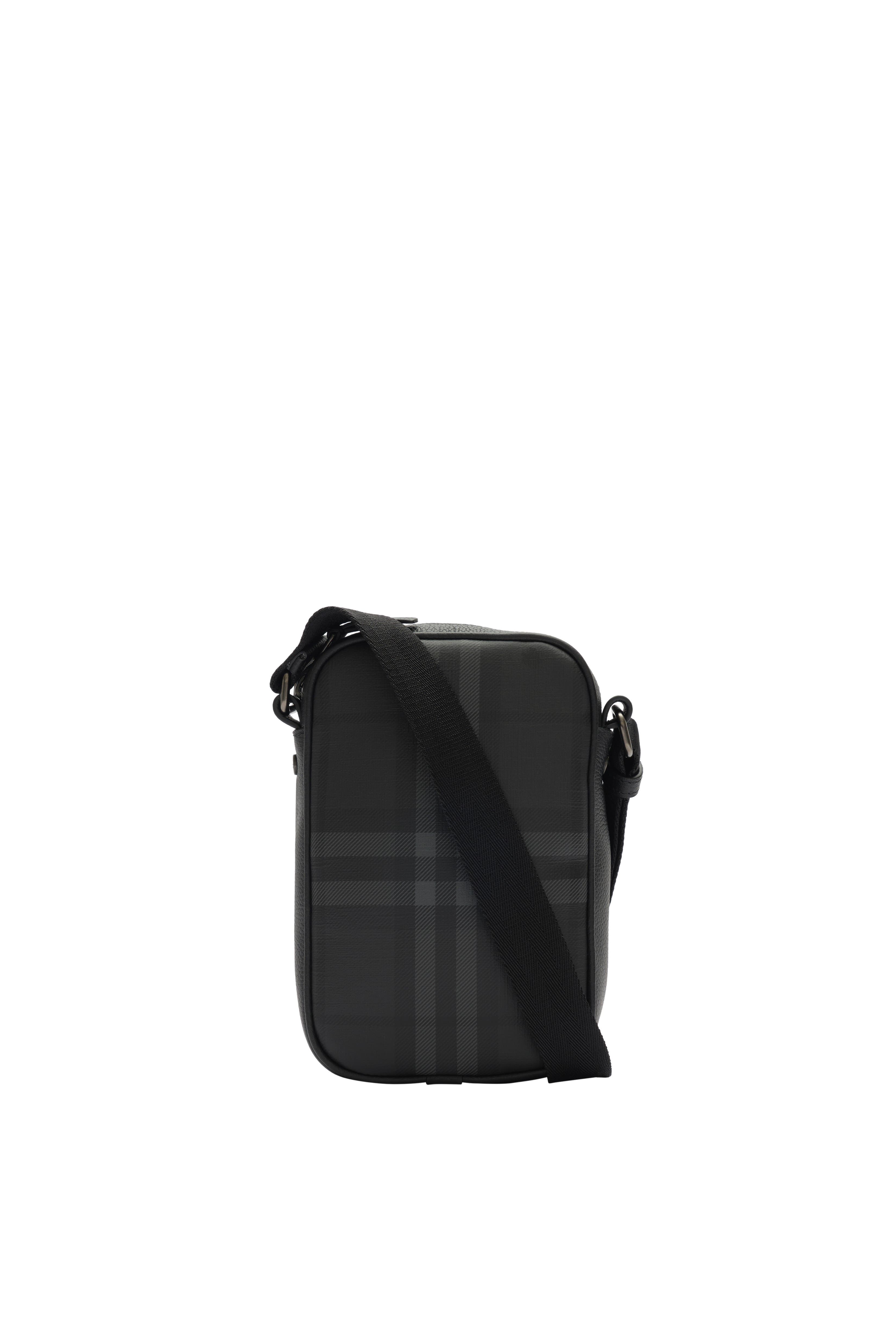 Mini City Check Crossbody Bag, Alternate, color, Iron grey