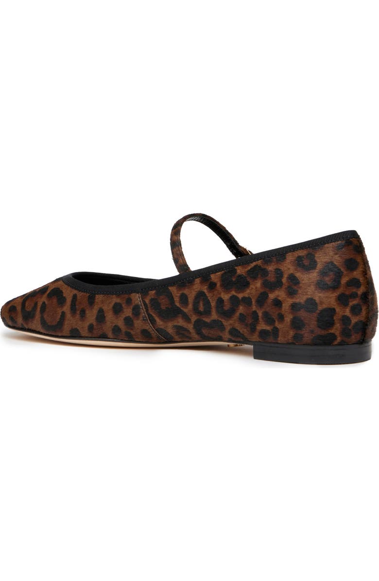 PAIGE Jolie Genuine Calf Hair Mary Jane Flat, Alternate, color, Leopard