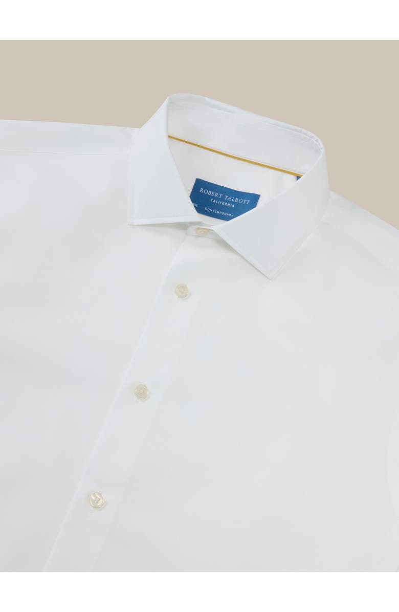 Robert Talbott Reynolds Light Weight Poplin Classic Fit Shirt, Alternate, color, White