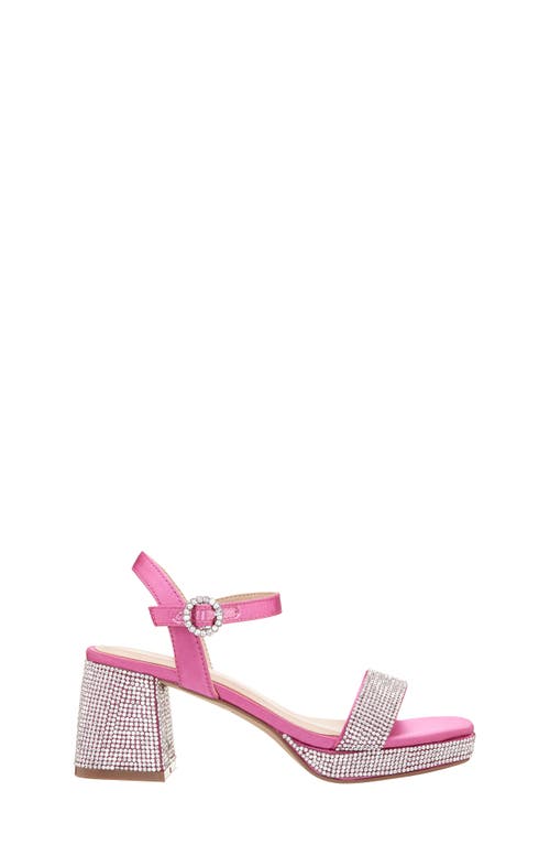 Nina Kids' Marysol Ankle Strap Platform Sandal In Multi