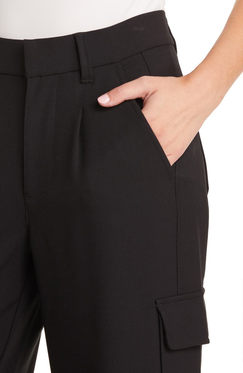 Wit & Wisdom 'Ab'Solution Skyrise Pleated Wide Leg Cargo Pants, Alternate, color, 