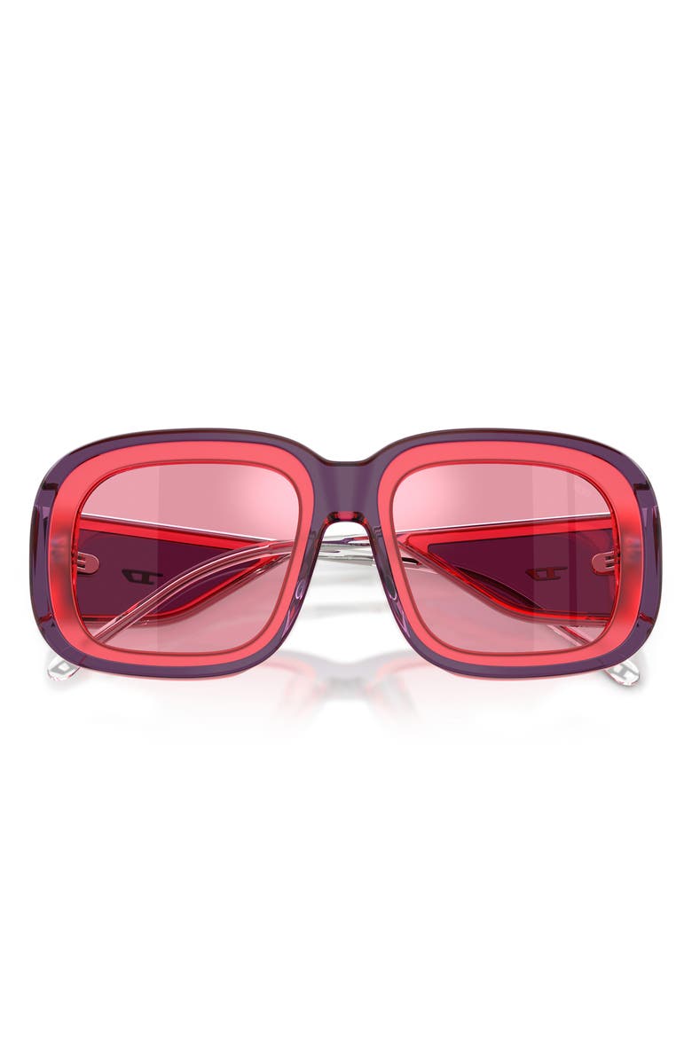 DIESEL<sup>®</sup> 52mm Square Sunglasses, Alternate, color, 