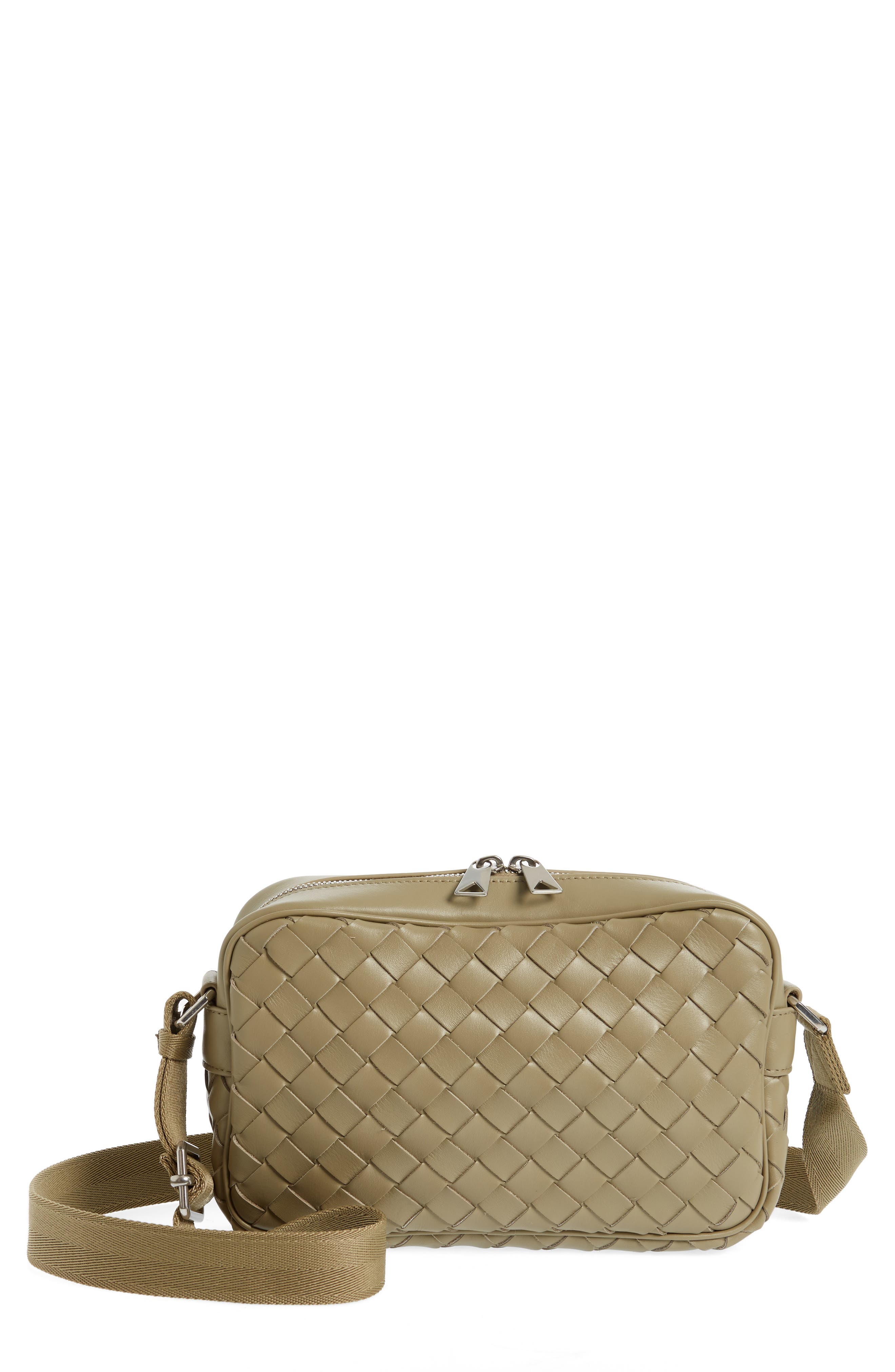 Bottega Veneta Classic Intrecciato Leather Camera Bag, Main, color, 