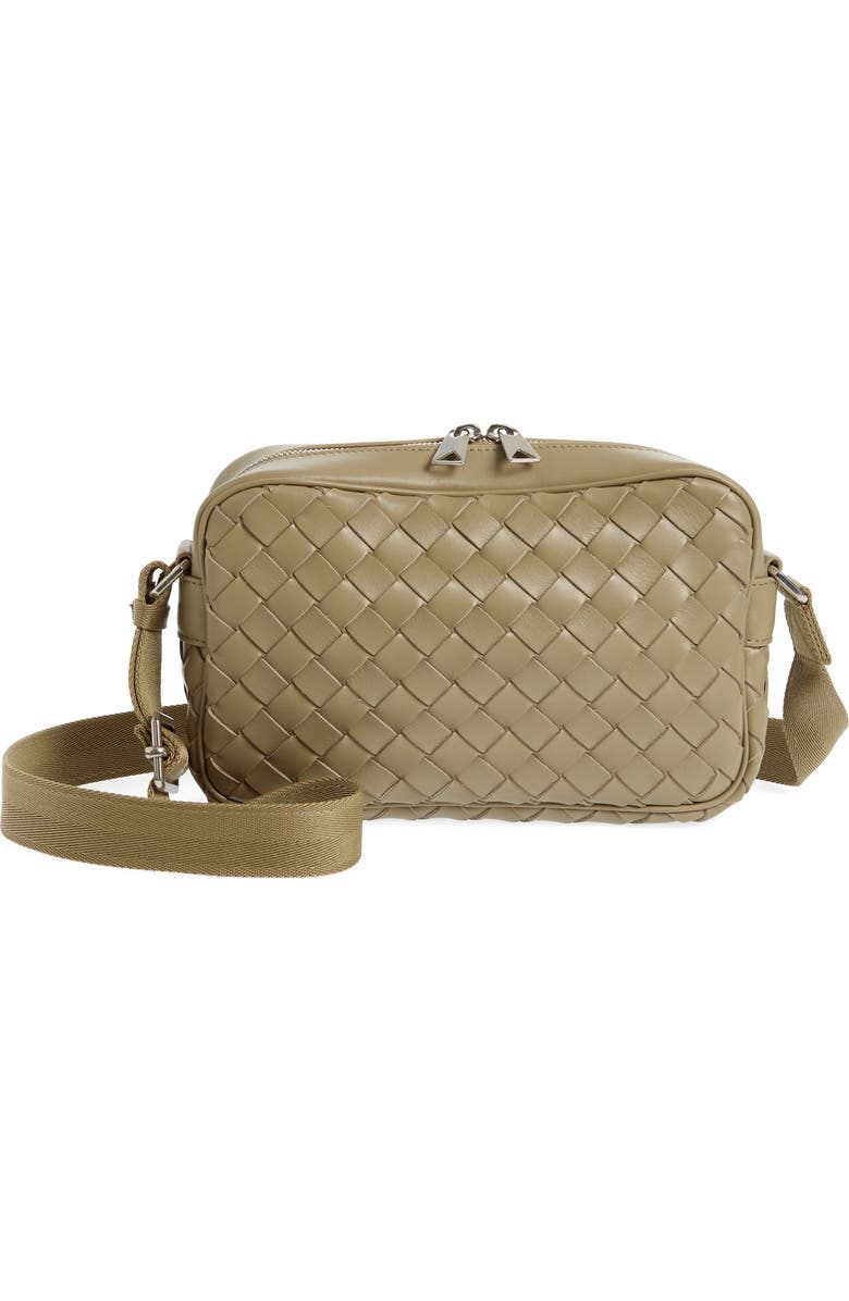 Bottega Veneta Classic Intrecciato Leather Camera Bag, Main, color,