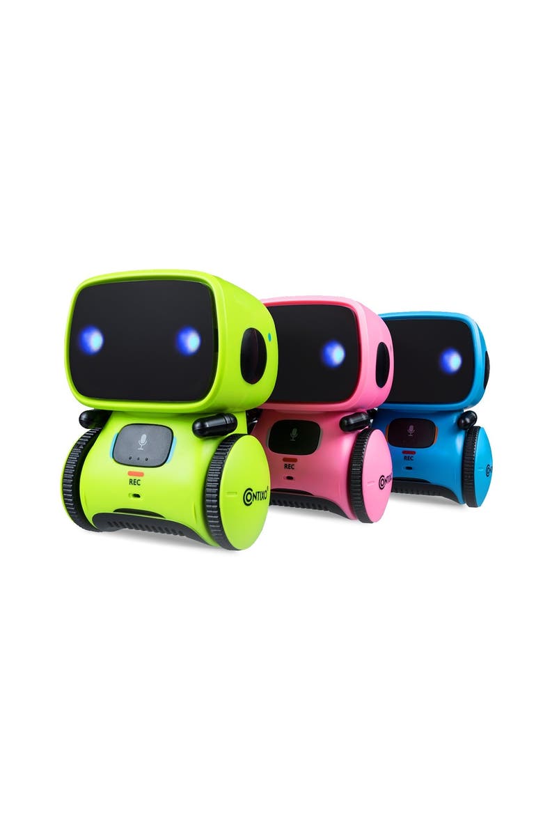 AI Learning Robot, Alternate, color, Green