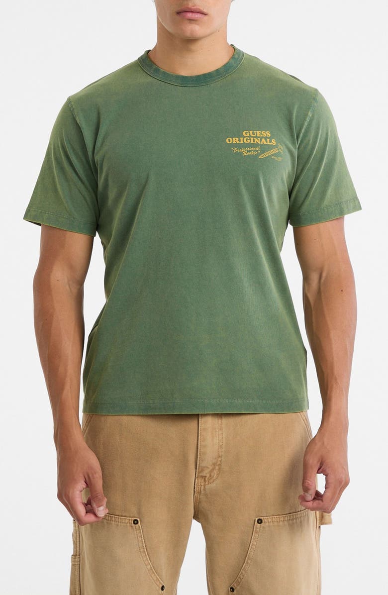GUESS ORIGINALS Go Hardware Graphic T-Shirt, Main, color, Olive