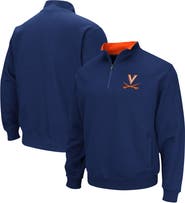 COLOSSEUM Men's Colosseum Navy Virginia Cavaliers Tortugas Team Logo Quarter-Zip Jacket