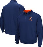 COLOSSEUM Men's Colosseum Navy Virginia Cavaliers Tortugas Team Logo Quarter-Zip Jacket