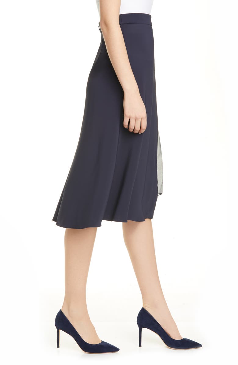 CUSHNIE Slit Hem High Waist Skirt, Alternate, color,