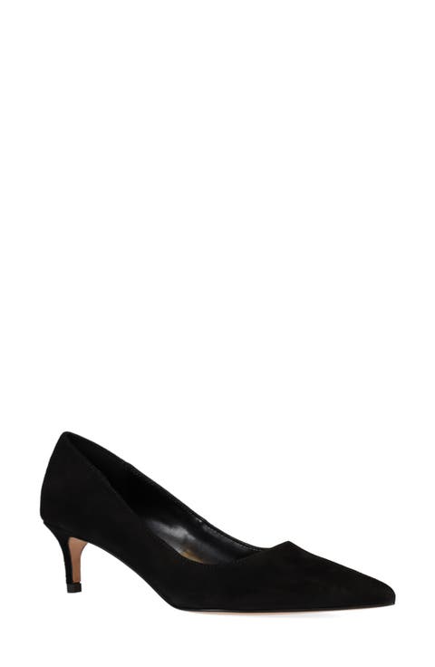 Aeri Pointed Toe Kitten Heel Pump (Women)