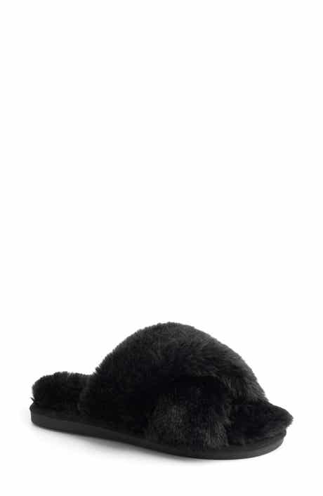 X-Band Faux Fur Slipper