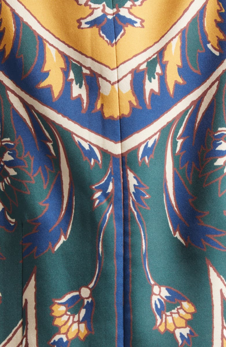 Veronica Beard Long Sleeve Cromwell Minidress, Alternate, color, Ecru Multi