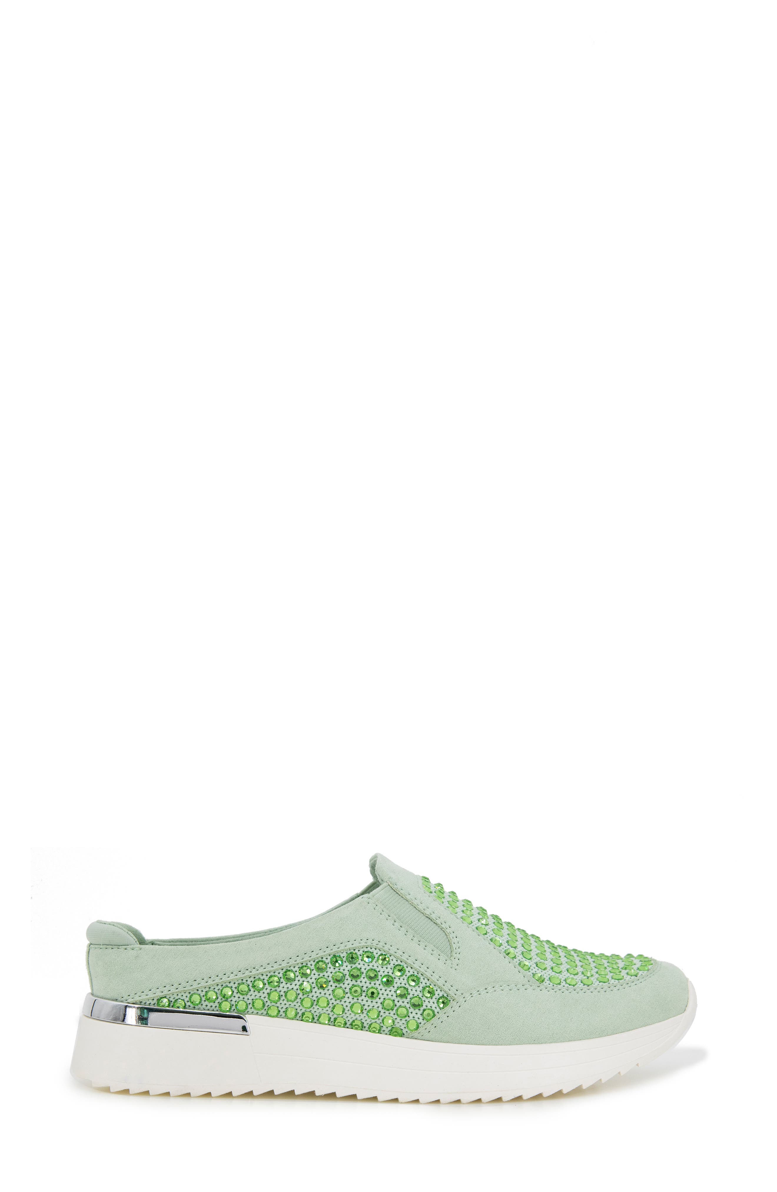 Cameron Rhinestone Sneaker Mule, Alternate, color, MATCHA KNIT