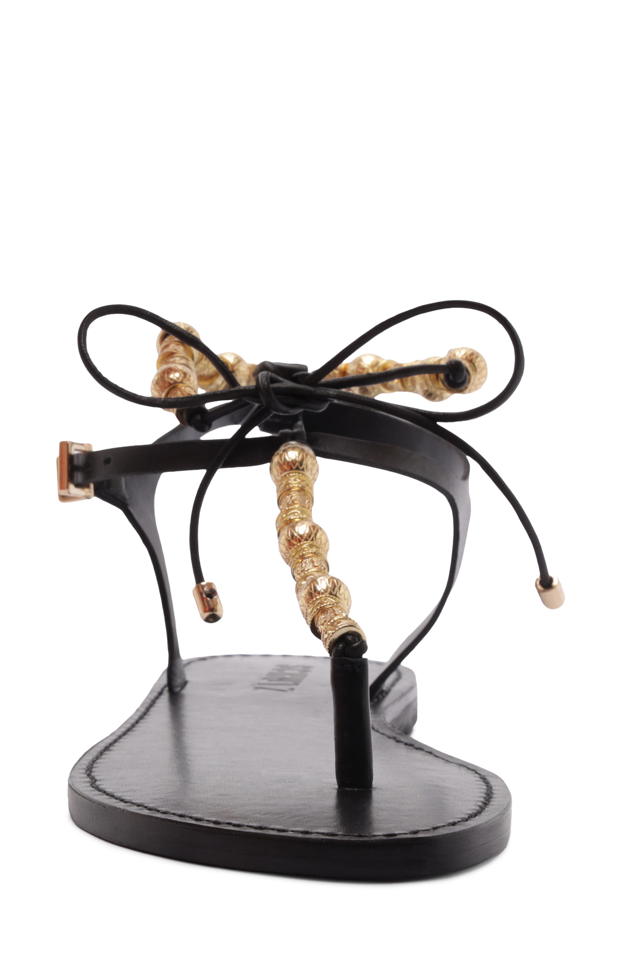 Schutz Nia Ankle Strap Sandal, Alternate, color, Black