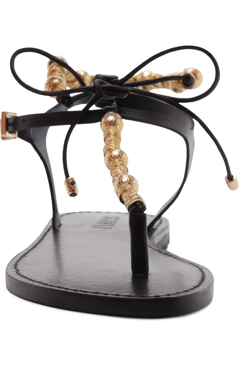 Schutz Nia Ankle Strap Sandal, Alternate, color, Black