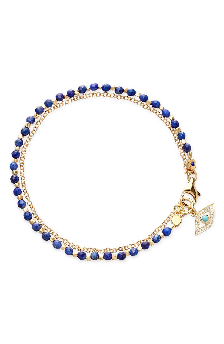 Astley Clarke Evil Eye Biography Bracelet, Main, color, 