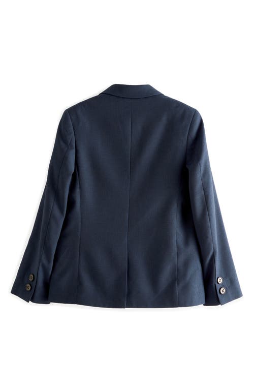 Shop Baker By Ted Baker Kids' Solid Suit Jacket In Blue