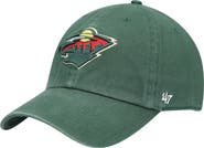 '47 Men's '47 Green Minnesota Wild Team Clean Up Adjustable Hat