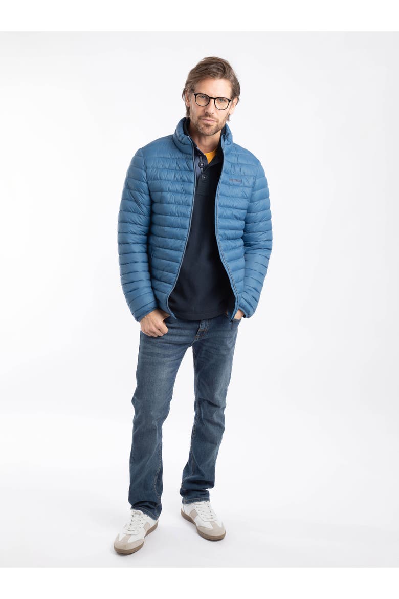 Crantock Showerproof Padded Jacket, Alternate, color, Washed Blue