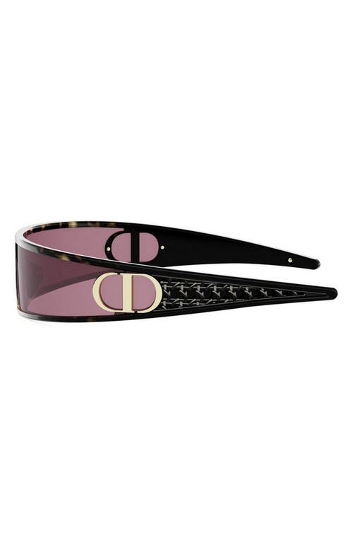Dior Very M1u 91mm Mask Sunglasses In Brown