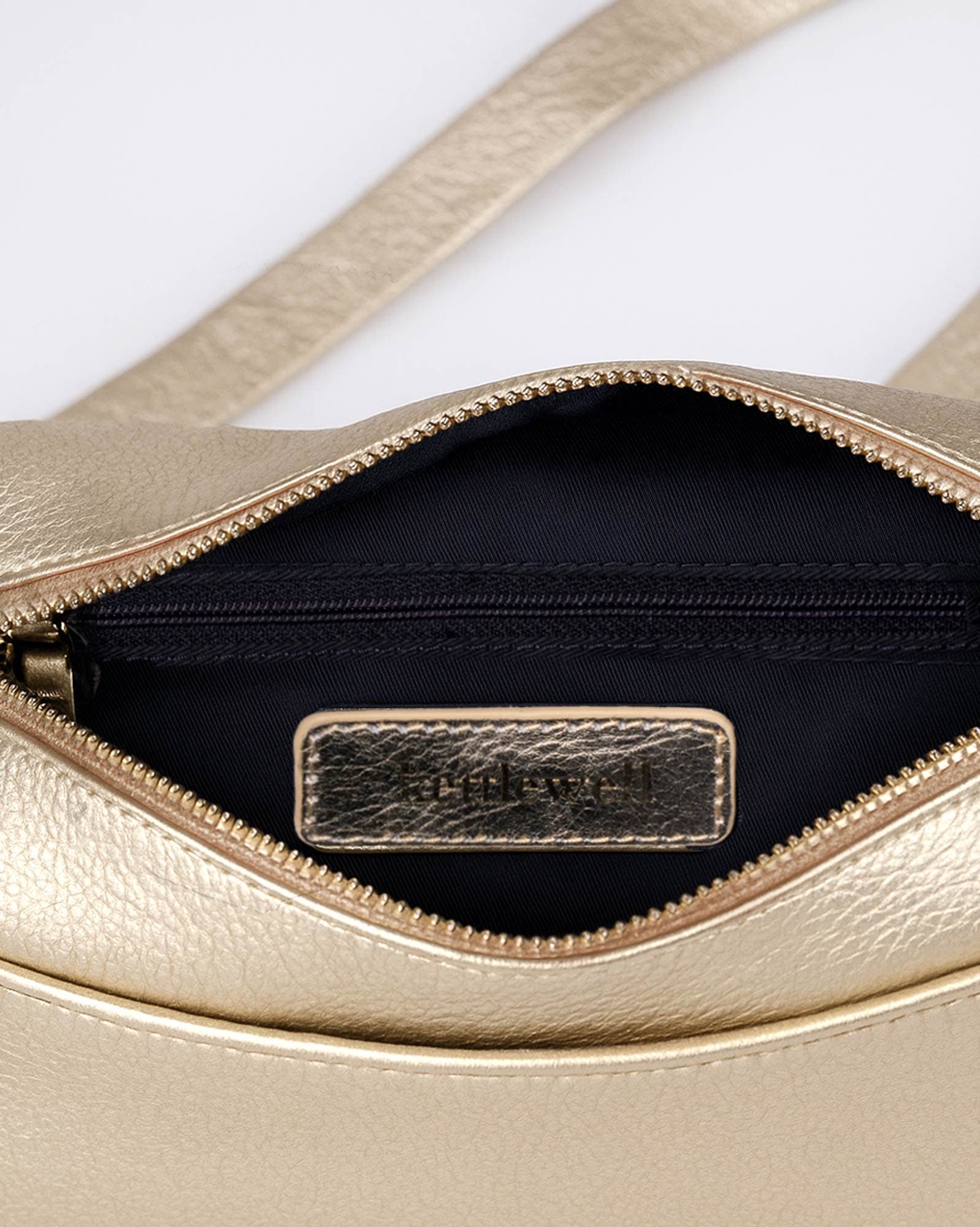 Kettlewell Cross Body Bag, Alternate, color, Pale Gold Metallic