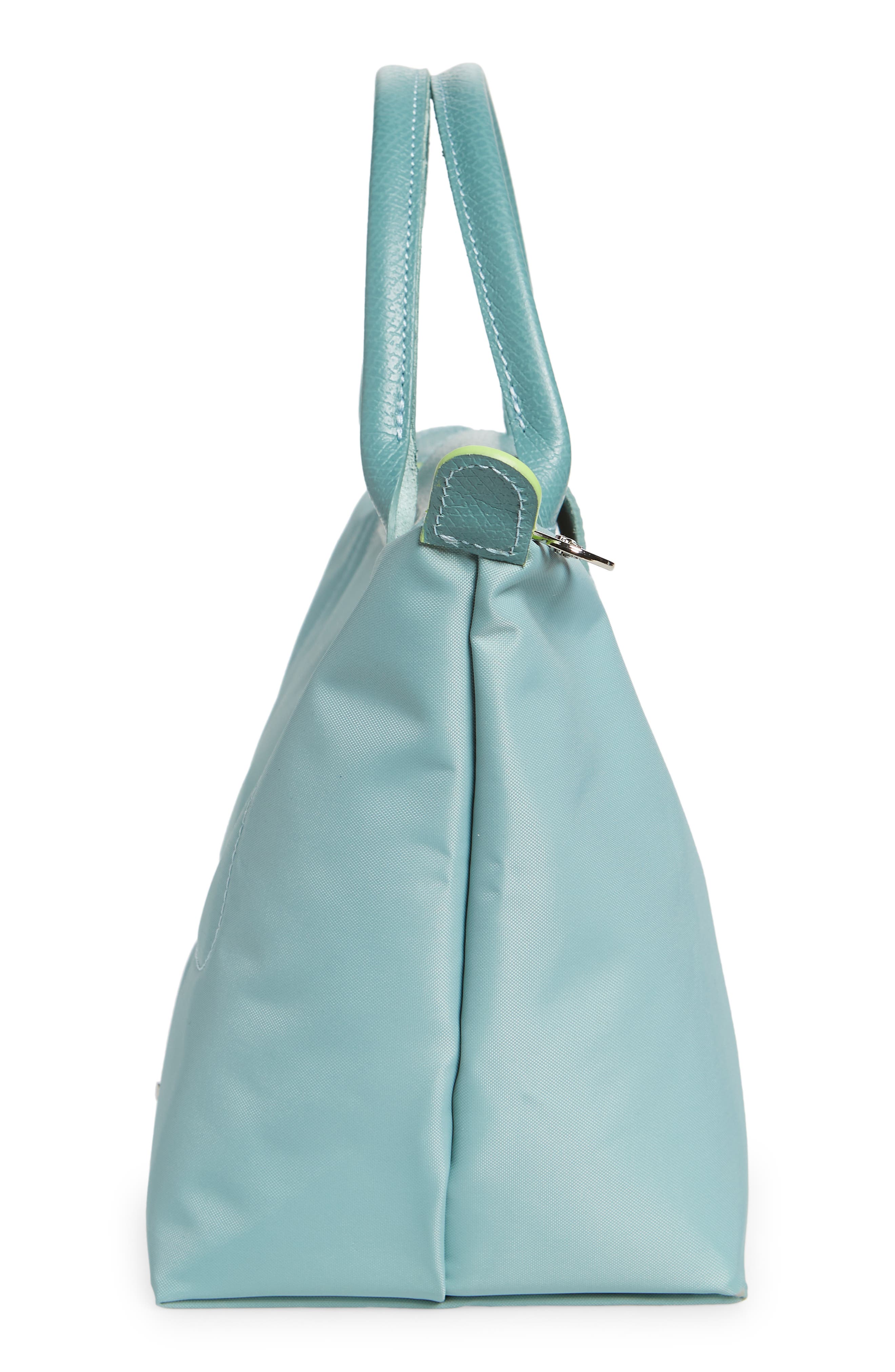 Le Pliage Green Recycled Canvas Top Handle Bag, Alternate, color, LAGOON