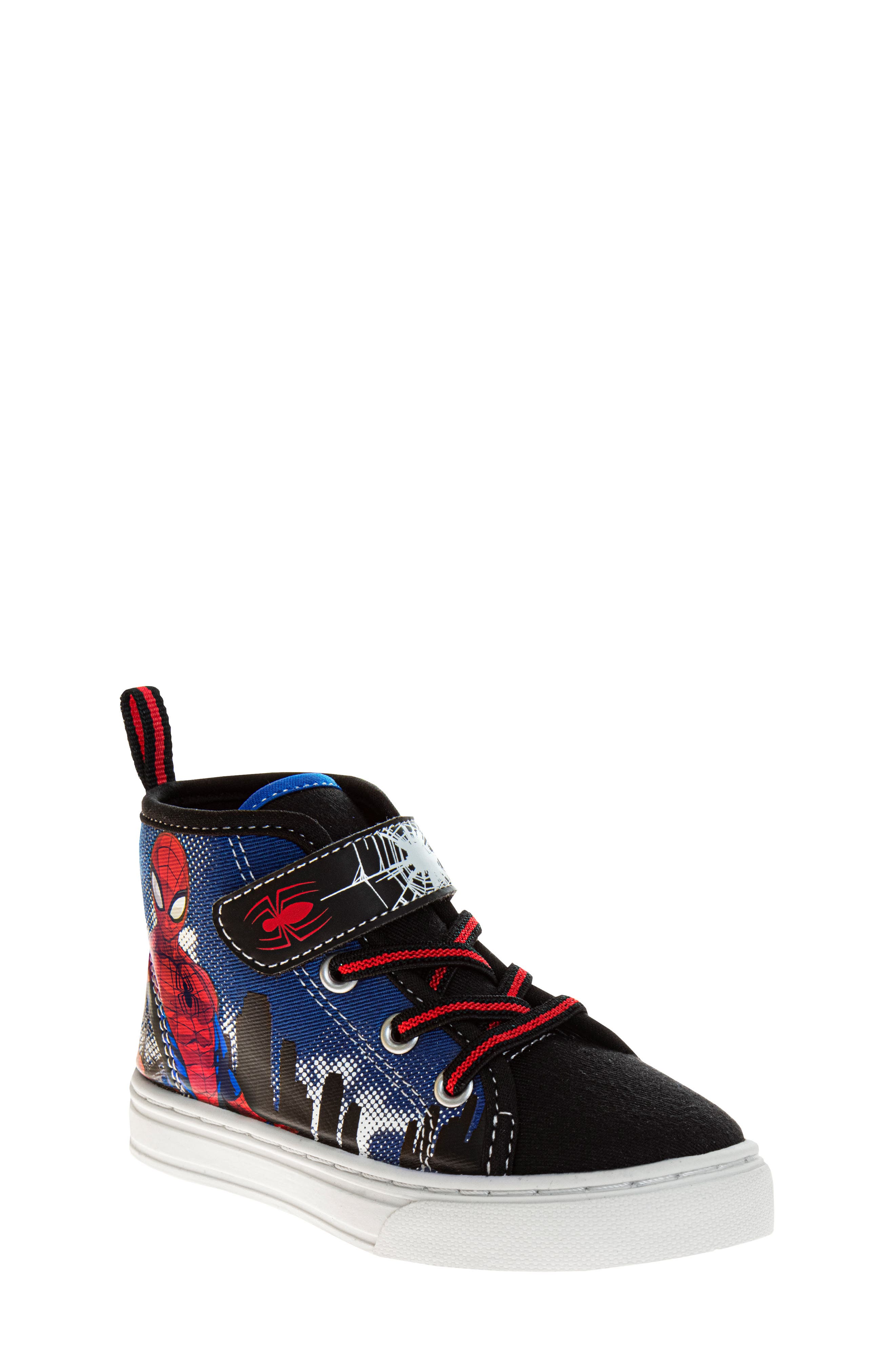 JOSMO Kids' Spider-Man High Top Sneaker, Main, color, Blrd
