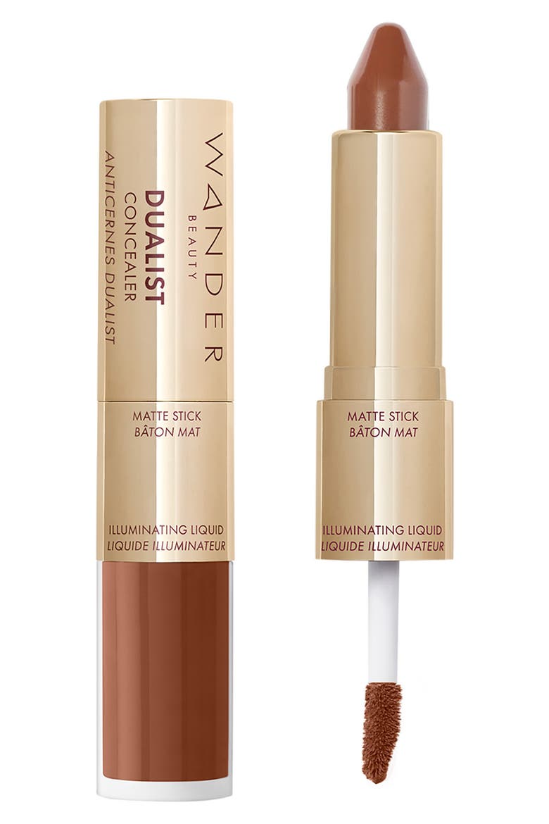 Dualist Matte & Illuminating Concealer, Main, color, EBONY
