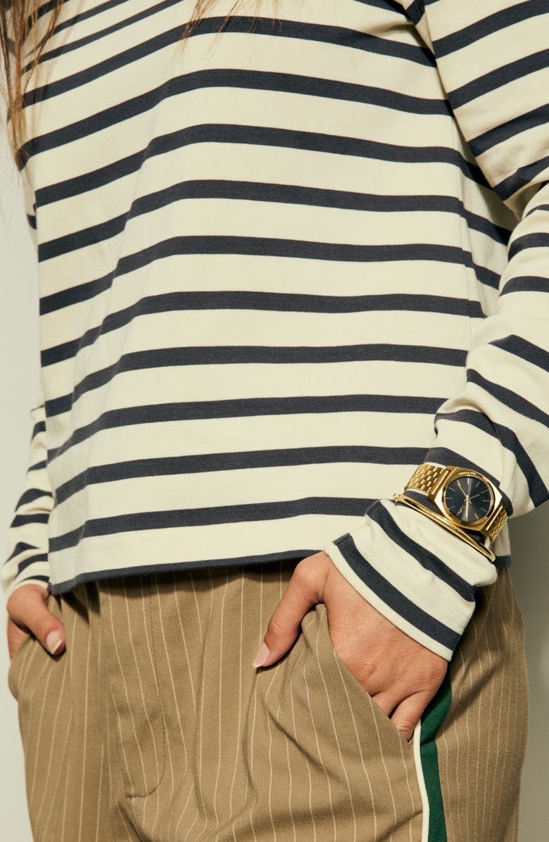 Nixon The Medium Time Teller Bracelet Watch, 31mm, Alternate, color, Gold / Black