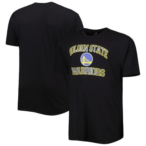 Men's Black Golden State Warriors Big & Tall Heart & Soul T-Shirt