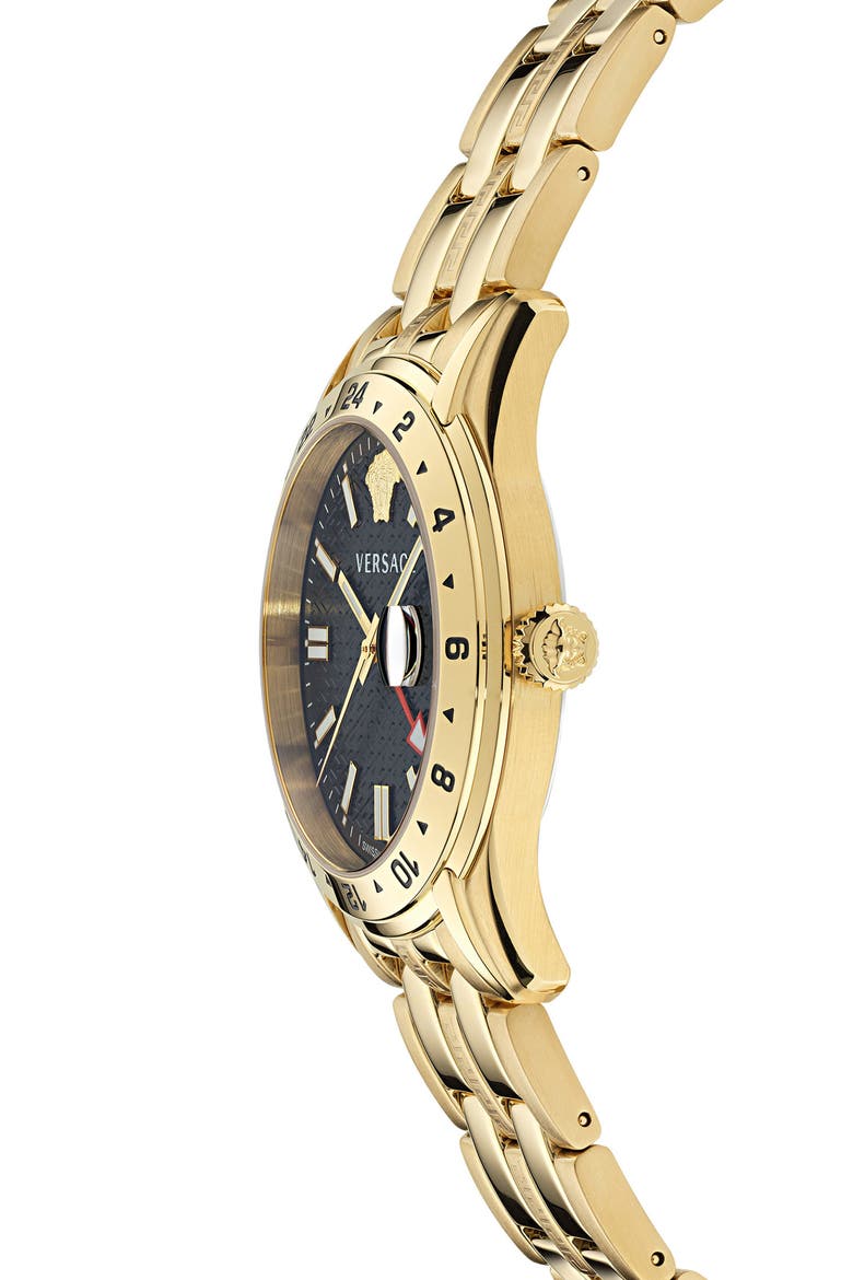 Greca Time Bracelet Watch, 41mm, Alternate, color, IP YELLOW GOLD