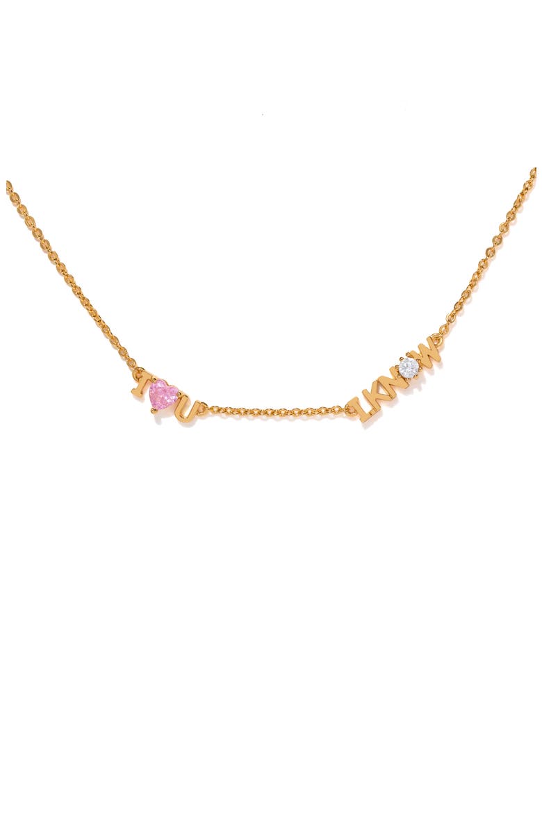 Star Wars™ I Love You I Know Necklace, Main, color, GOLD