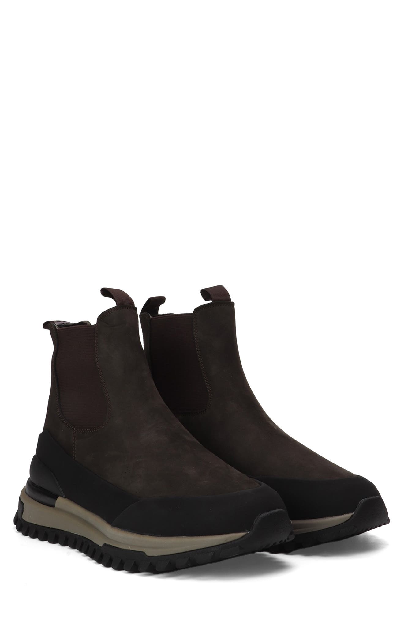 Fino Waterproof Leather Chelsea Boot, Main, color, GROUND COFFEE