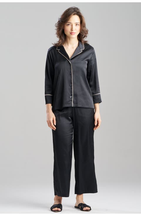 Satin Essentials Notch Pj Set