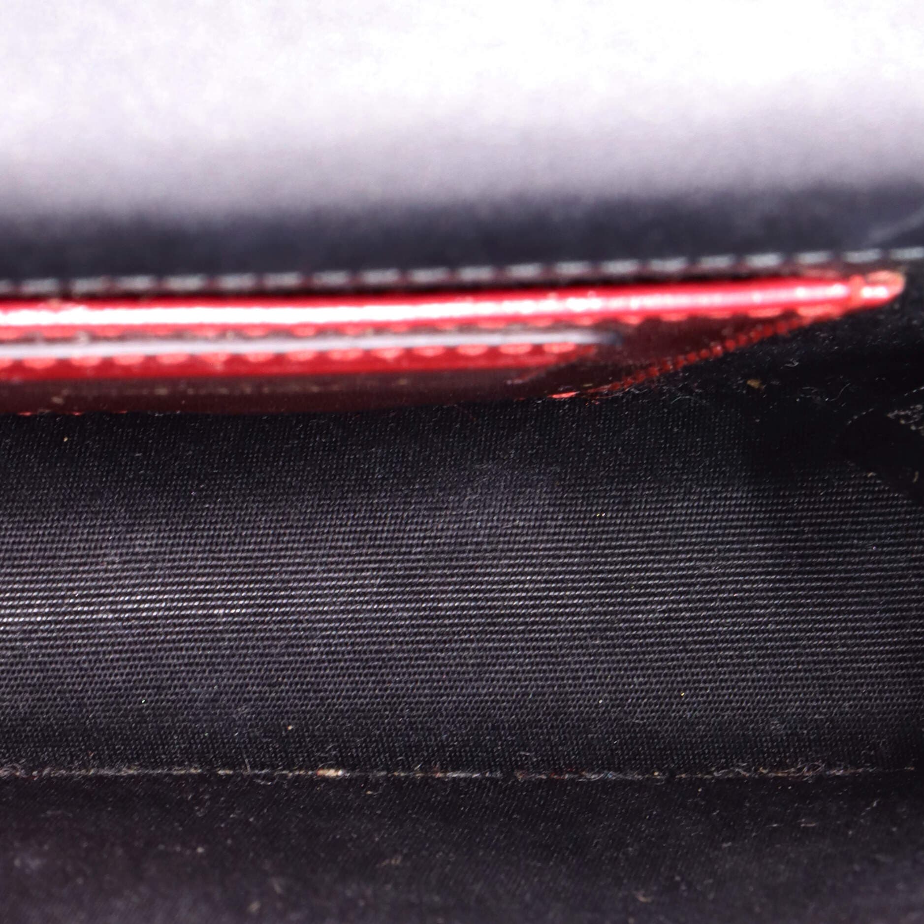 Serpenti Top Handle Bag Patent Small, Alternate, color, Red