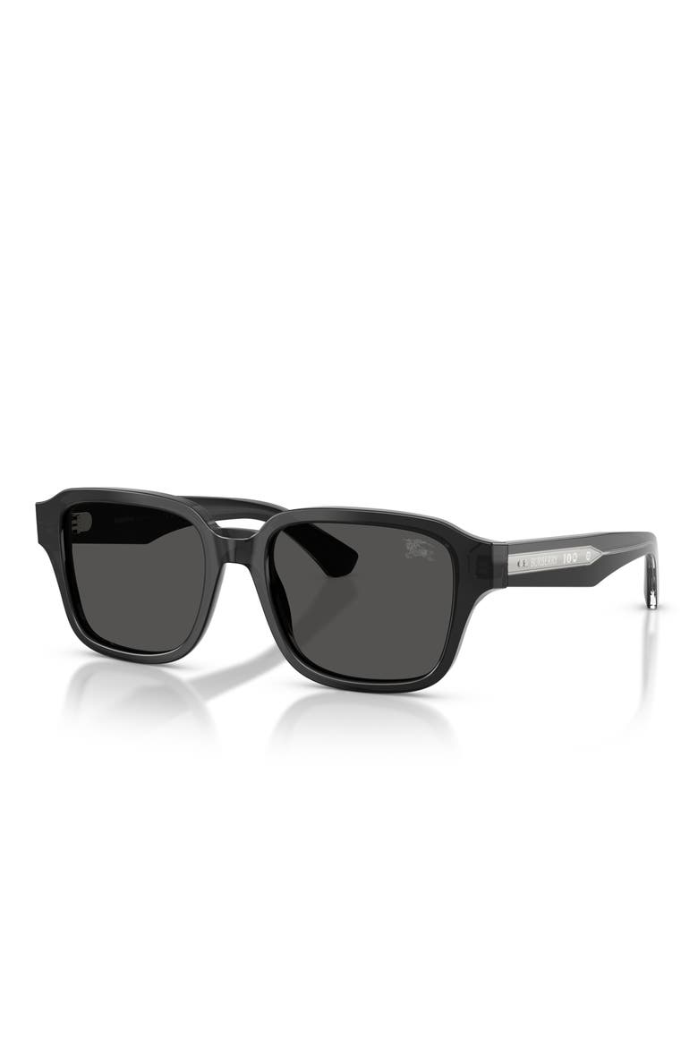 53mm Square Sunglasses, Alternate, color, GREY / DARK GREY