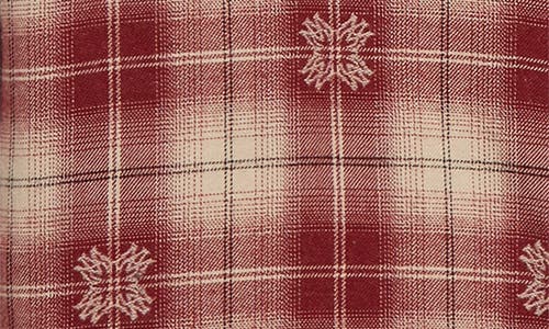 Amiri Fleece-lined Padded Checked Cotton-jacquard Overshirt In Deep Red
