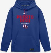 Nike Men's Nike Royal Puerto Rico Baseball 2026 World Baseball Classic Authentic Collection Therma-FIT Hoodie