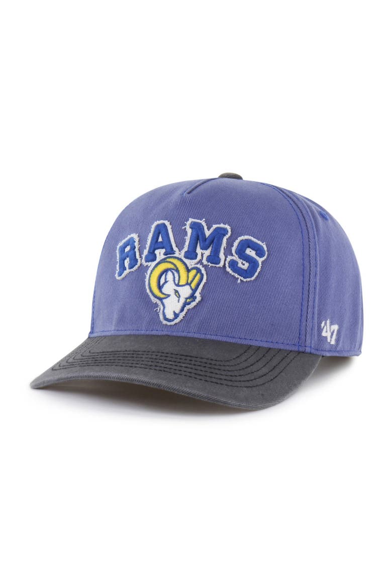 Men's '47 Royal Los Angeles Rams  Calderwood Well Worn Hitch Adjustable Hat, Alternate, color, Royal