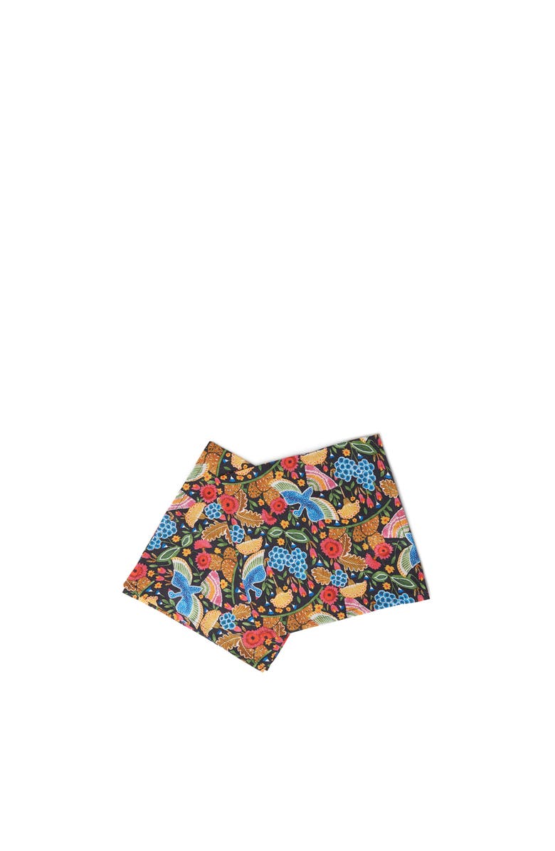 La DoubleJ Large Napkins Set Of 2 (45X45) Colombo Piccolo Black Multicolor, Alternate, color, Colombo Black Multicolor