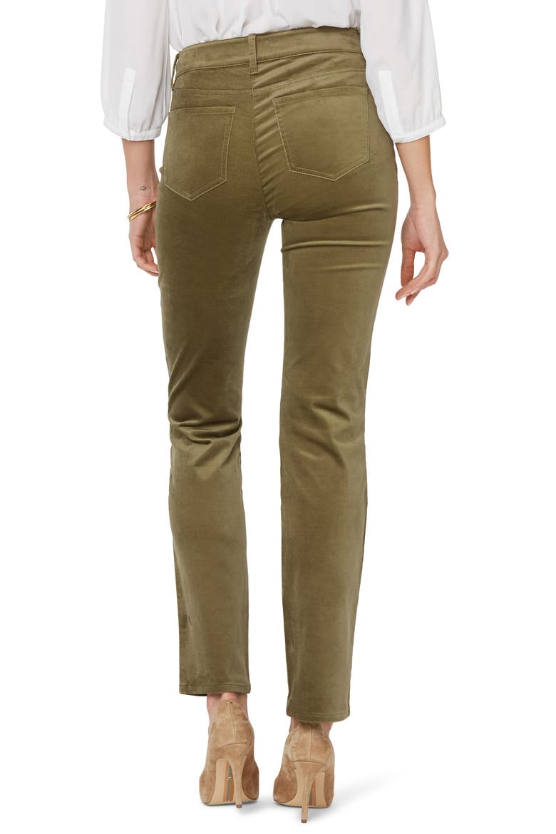 Marilyn Straight Leg Corduroy Pants, Alternate, color, MARTINI OLIVE