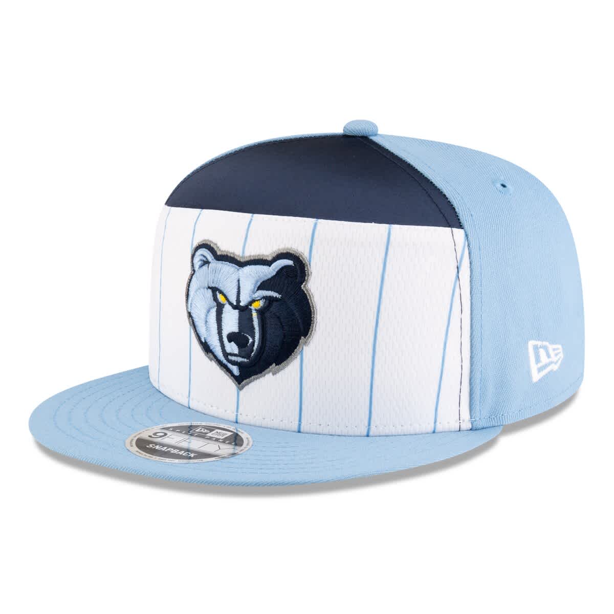 New Era Men's New Era White/Light Blue Memphis Grizzlies 2025 NBA Tip ...