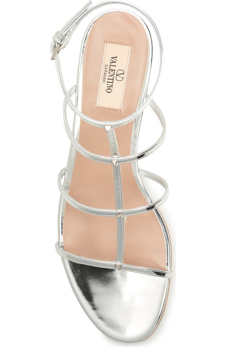 Valentino Garavani Rockstud Wispy T-Strap Sandal, Alternate, color,