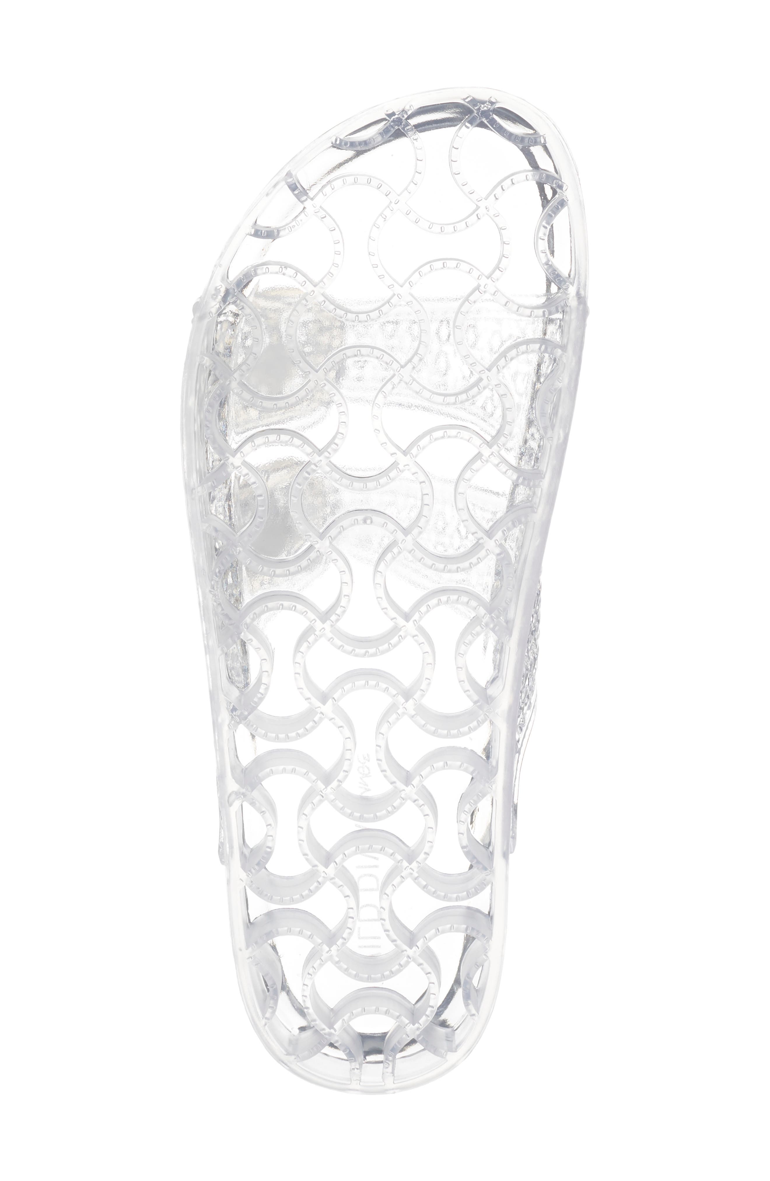 Amar Jelly Slide Sandal, Alternate, color, CLEAR